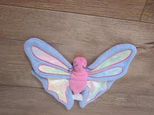 TY 1999 Flitter zacht pluche pastelkleurtjes vlinder knuffel, Kinderen en Baby's, Speelgoed | Knuffels en Pluche, Nieuw, Overige typen