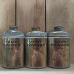 30 oude voetpoeder blikjes, Ophalen of Verzenden, Gebruikt, Overige