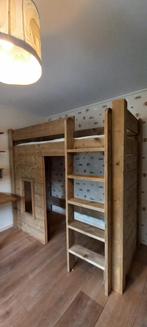 Steigerhouten hoogslaper, Ophalen, Zo goed als nieuw, Hoogslaper