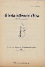 Bo112 bladmuziek gloria in excelsis deo, Gebruikt, Klassiek, Ophalen of Verzenden, Banjo of Mandoline
