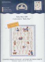 Cado superkoopje dmc borduurpakket, baby blue abc xc 0930, Ophalen of Verzenden, Nieuw, Handborduren, Borduurpakket
