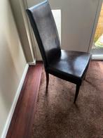 Gratis 2 Eettafel Stoelen - Donkerbruin, Ophalen, Overige materialen, Gebruikt, Twee