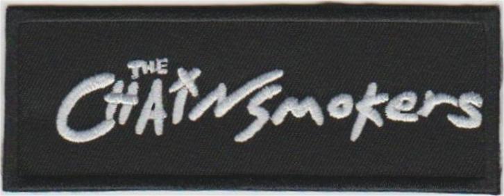 The Chainsmokers stoffen opstrijk patch embleem, Verzamelen, Muziek, Artiesten en Beroemdheden, Nieuw, Kleding, Ophalen of Verzenden