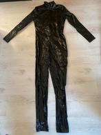 Fetisj latex catsuit jumpsuit, Ophalen of Verzenden, Gedragen, Maat 36 (S), Zwart