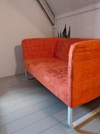 Oranje Ikea bankje, Huis en Inrichting, Banken | Sofa's en Chaises Longues, Ophalen, Gebruikt, Tweepersoons, 75 tot 100 cm
