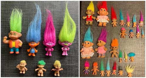 B15 - Trolls ... 31 stuks Groot Kleiner en Klein, Verzamelen, Poppetjes en Figuurtjes, Gebruikt, Ophalen