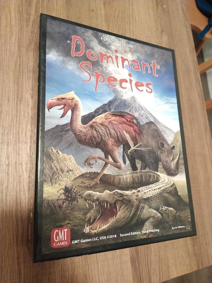 Dominant Species 2018, 2nd edition, Third printing, Hobby en Vrije tijd, Gezelschapsspellen | Bordspellen, Zo goed als nieuw, Een of twee spelers