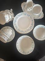 Servies royal albert blauw bloemetjes, Antiek en Kunst, Antiek | Servies compleet, Ophalen of Verzenden