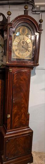 Antieke Engelse staande klok speelweek. €1250, Antiek en Kunst, Ophalen