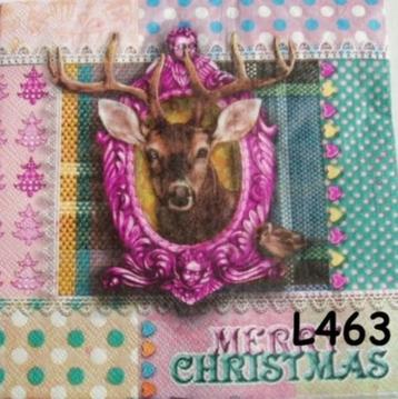 OPRUIMING servetten decoupage – hert L463 – 7x beschikbaar voor biedingen