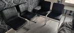 Eetkamerstoelen 4x hammel, Huis en Inrichting, Ophalen, Gebruikt, Zwart, Eén