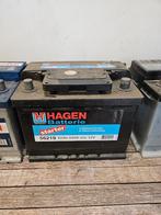 Hagen batterie 12v 62ah 540a auto accu, Ophalen, Gebruikt