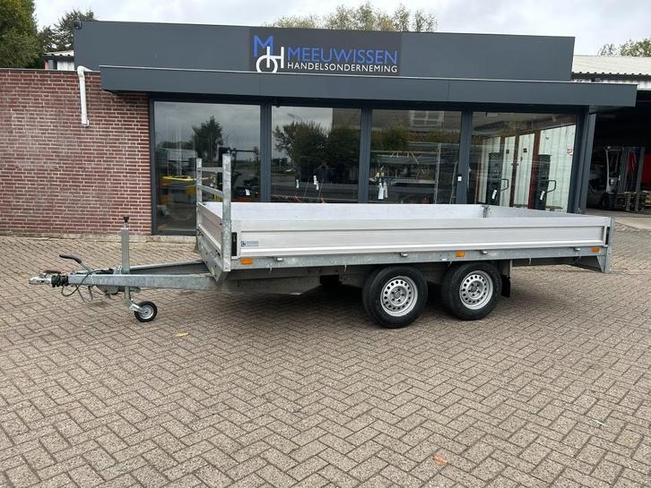 Saris plateauwagen/aanhanger/aanhangwagen 406x204CM 2000KG, Auto diversen, Aanhangers en Bagagewagens, Gebruikt, Ophalen