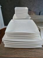 Vierkant wit servies, Huis en Inrichting, Keuken | Servies, Ophalen, Gebruikt, Bord(en), Overige stijlen