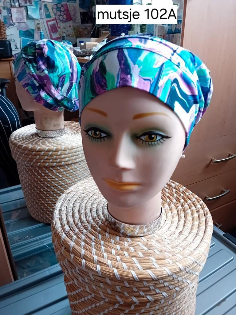 Tricot chemo/ haarverlies mutsjes, Kleding | Dames, Mutsen, Sjaals en Handschoenen, Nieuw, Sjaal, Ophalen of Verzenden