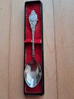 Zilveren souvenirlepel met etui uit Lourdes, Antiek en Kunst, Ophalen of Verzenden