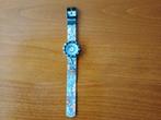 Flik Flak kinder horloge, band piraat motief, Ophalen of Verzenden, Gebruikt, Blauw, Jongen of Meisje