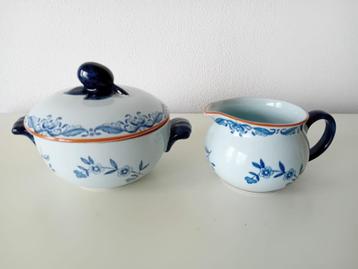 Rorstrand Ostindia Ost India suikerpot en melkkan puntgaaf beschikbaar voor biedingen