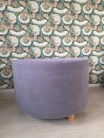 Grijze poef / voetenbank diameter van 62 cm / GRATIS, Ophalen, Gebruikt, 50 tot 75 cm, 50 tot 75 cm