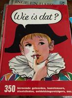 Wie is dat? Kinderboek over beroemde personen, Ophalen of Verzenden, Gelezen, Non-fictie