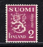 1349 - Finland michel 179 met plakkerrest Wapenleeuw, Postzegels en Munten, Postzegels | Europa | Scandinavië, Ophalen of Verzenden