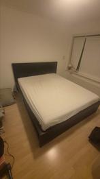 Ikea Malm Bed 160x200, Ophalen, Gebruikt, Zwart, Tweepersoons