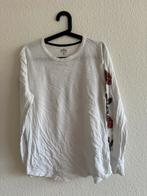 Witte longsleeve met rozenprint van Hollister, maat S, Wit, Ophalen of Verzenden, Zo goed als nieuw, Hollister