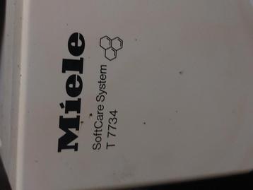 Miele wasdroger. beschikbaar voor biedingen