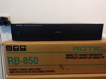 Rotel RB-850 stereo eindversterker in nieuwstaat! OVP!! beschikbaar voor biedingen