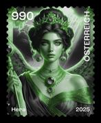 Oostenrijk 2025 Hera Mythologie Crypto - NFT kleur Groen, Verzenden, Postfris