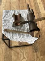 Vintage gereedschap Slagerij set. Worstmaker en Worstsnijder, Ophalen