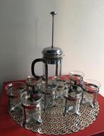 Bodum glazen servies kan theepot koffiepot melkopschuimer+8g, Overige typen, Ophalen of Verzenden, Overige stijlen, Glas
