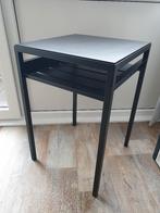 Bijzettafeltje IKEA, Huis en Inrichting, Minder dan 55 cm, Gebruikt, Metaal of Aluminium, Vierkant