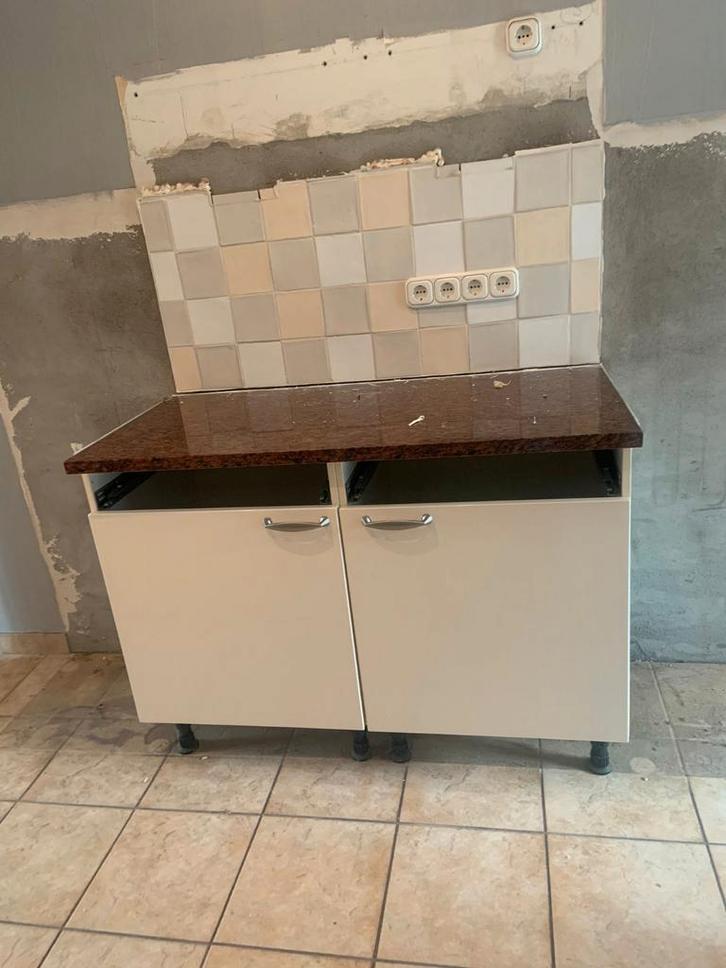 mooie keuken, Huis en Inrichting, Keuken | Complete keukens, Gebruikt, Hoekkeuken, Graniet of Steen, Ophalen