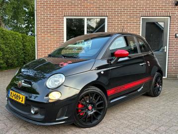Abarth 500 165 PK, Leder, sport uitlaat. topstaat. beschikbaar voor biedingen