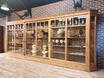 Winkelkast / vitrinekast oud grenen, Antiek en Kunst, Antiek | Kantoor en Zakelijk, Ophalen