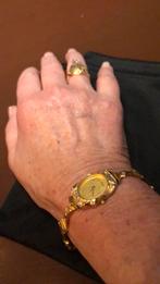Gouden horloge van Laponia Pola Negri 14krt 585, Ophalen of Verzenden, Zo goed als nieuw, Goud, Overige merken