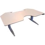 Elektrisch Zit Sta Bureau Lichtgrijs/Zilvergrijs 200x110, Huis en Inrichting, Bureaus, Ophalen of Verzenden, Elektrisch, Gebruikt