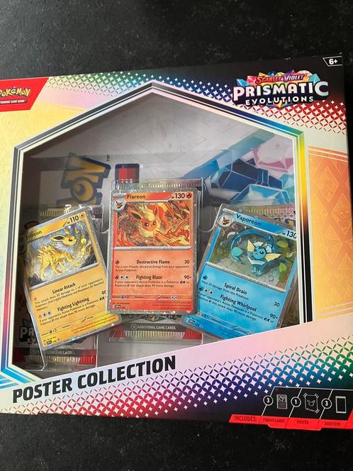 Nieuwe Pokémon TCG Scarlet & Violet Prismatic Evolutions 8.5, Hobby en Vrije tijd, Verzamelkaartspellen | Pokémon, Nieuw, Starterdeck