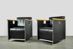 CASTELIJN / post modern vintage easy fauteuils de box / 80s, Minder dan 75 cm, 50 tot 75 cm, Gebruikt, Metaal