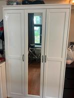 witte IKEA SONGESAND kledingkast met spiegeldeur, Huis en Inrichting, Kasten | Kledingkasten, Ophalen, 100 tot 150 cm, Zo goed als nieuw