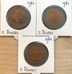 Andorra 3x 2 Diners 1984 - wildlife setje compleet, Postzegels en Munten, Ophalen of Verzenden, Overige landen