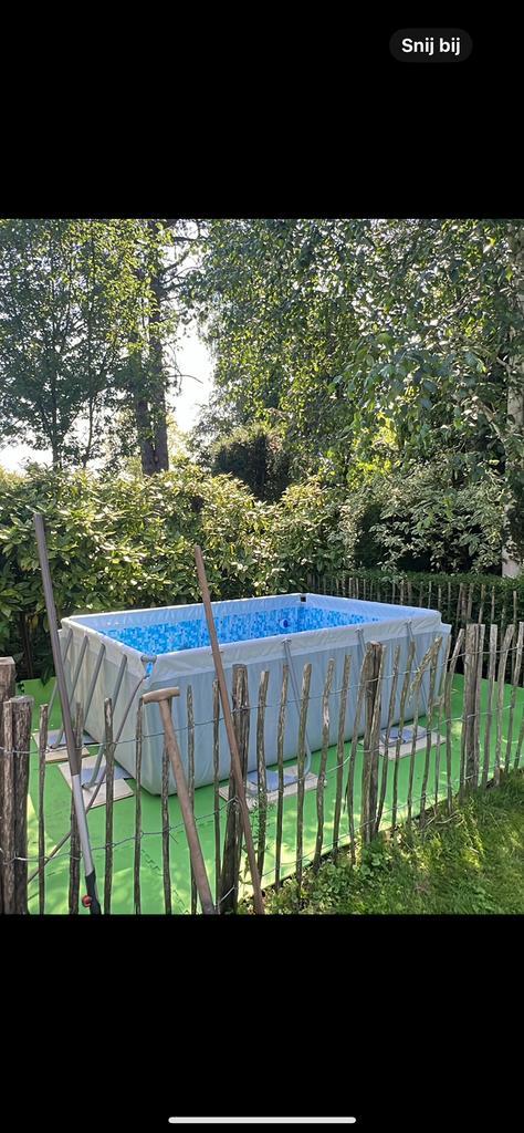 Zwembad met pomp. 2 bij 3., Tuin en Terras, Zwembaden, Zo goed als nieuw, Opzetzwembad, 80 tot 120 cm, 200 tot 400 cm, 200 tot 300 cm