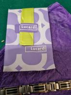 -	Herenarmband lucardi staal met zwarte kabel, Ophalen of Verzenden, 'T Olde Gre-j, Info@toldegrej.nl, Endepoelstraat 20f Didam