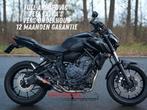 Yamaha MT07 | Black on Black | Full Akrapovic ! (bj 2024), Motoren, 2 cilinders, 1254 cc, Bedrijf, Onbekend