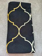 2 nieuwe 2 meter grote strandlakens met goud gele print, Ophalen of Verzenden, Nieuw, Zwart, Overige typen