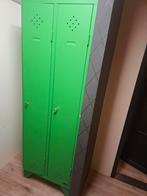 Groene metalen locker, Ophalen, Gebruikt, Vintage