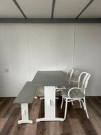 Eetkamertafel Eetkamerstoelen Set, Huis en Inrichting, Tafels | Eettafels, Ophalen, Gebruikt, 100 tot 150 cm, 50 tot 100 cm