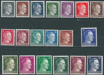 Set Hitler Zegels uit 1941 (DR 781-798) - 01 beschikbaar voor biedingen