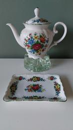 Seltmann Weiden Bavaria - Theepot en Cakeschaal, Antiek en Kunst, Antiek | Servies los, Ophalen of Verzenden